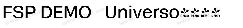 FSP DEMO   Universo字体转换